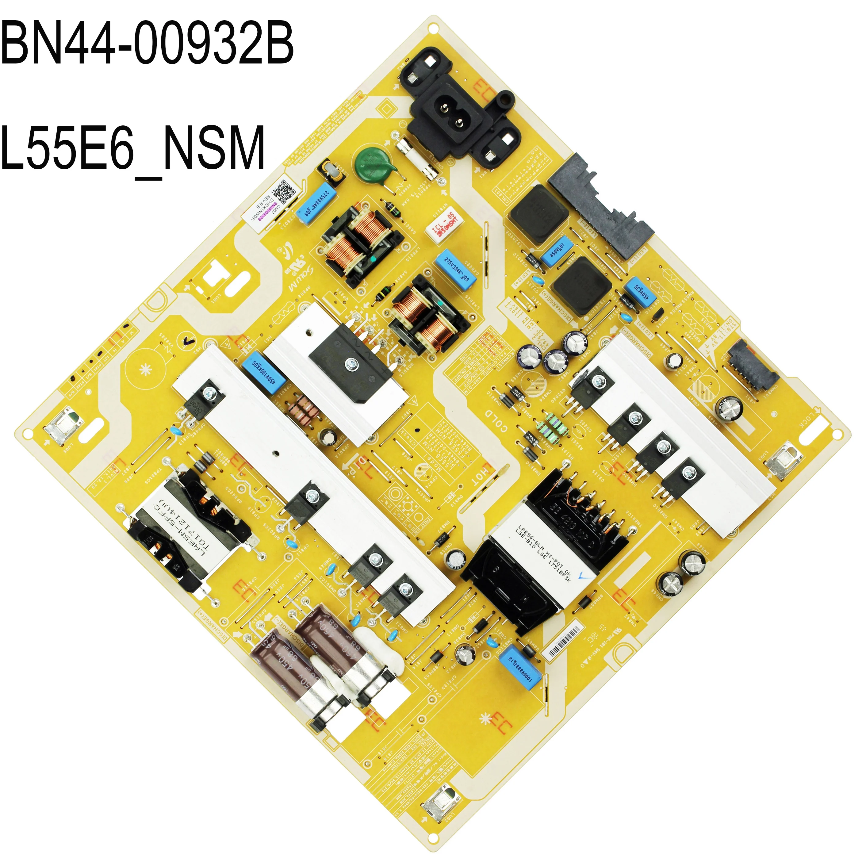 BN44-00932B L55E6_NSM Power Supply Board Be Suitable For LCD TVs UA55NU7300W UA55NU7300S UA55NU7300K UA55NU7300J UA55NU7300G TV