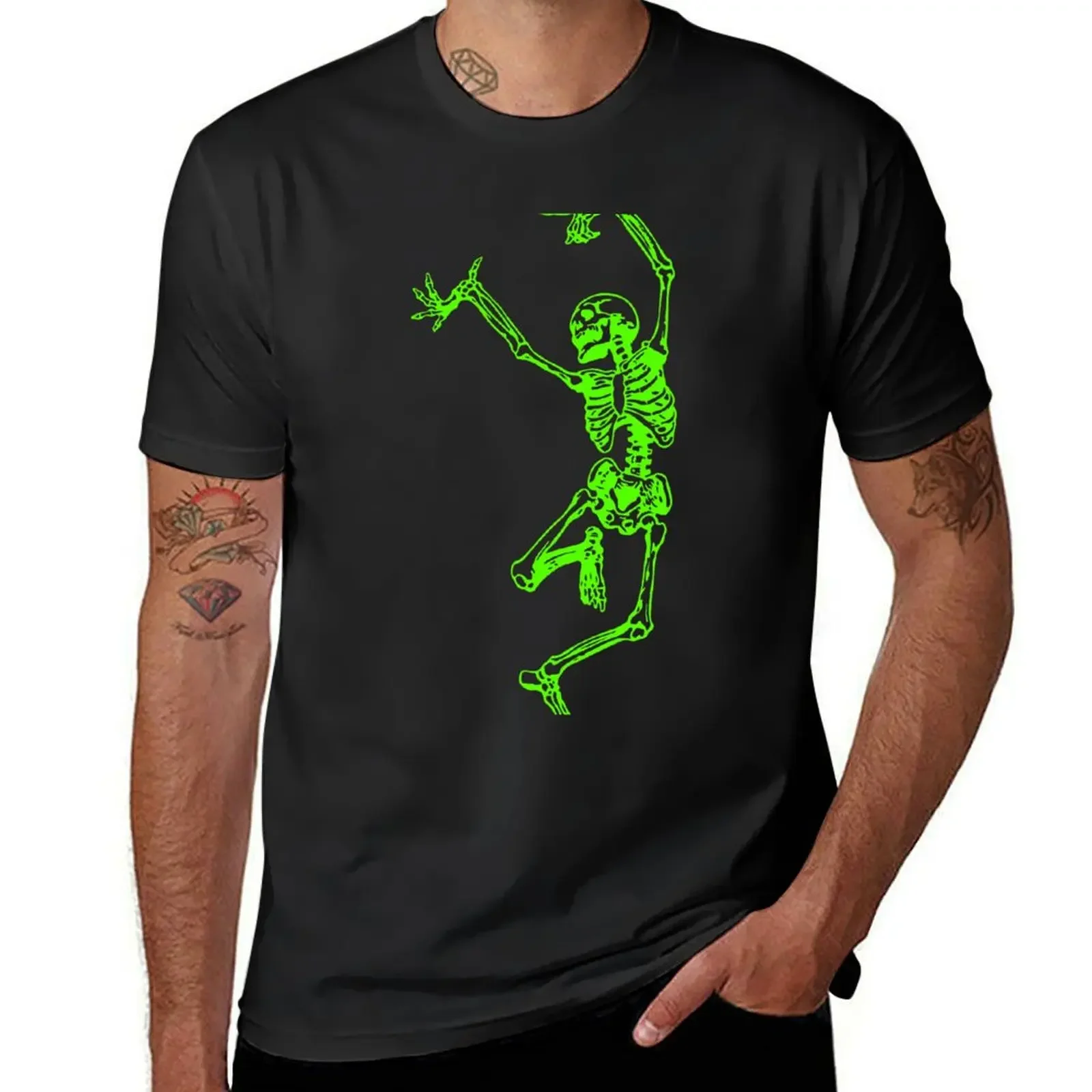 Dance With Death GREEN DEATH T-Shirt essential t shirt boys animal print vintage t shirt men