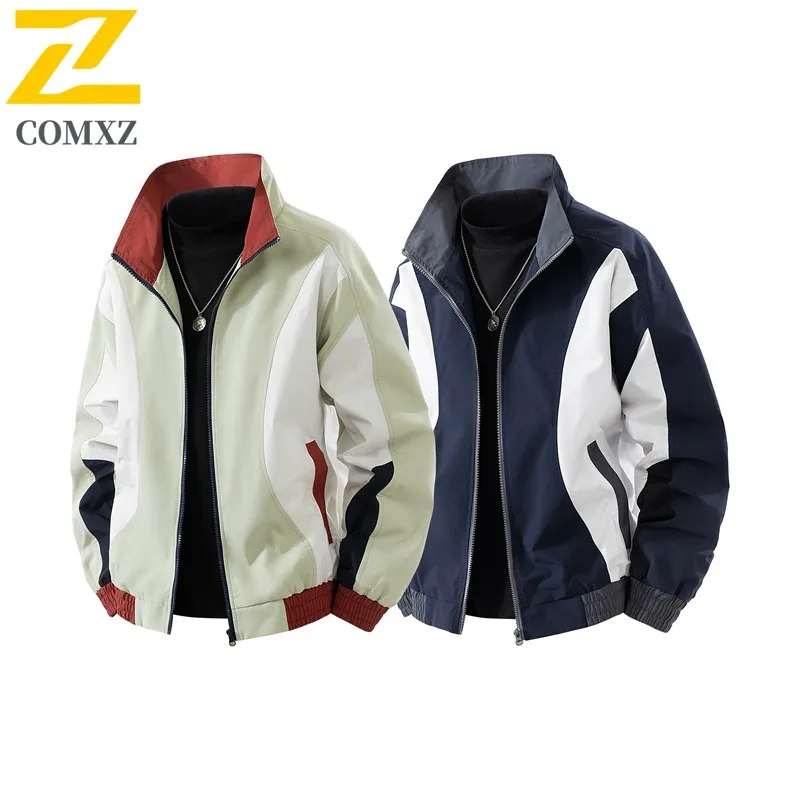 

COMXZ Minimalist Coat Brand Design Windproof Outdoor Cycling Hiking Biker Jacket 2025 Lightweight Travel Jackets Men's Clothing