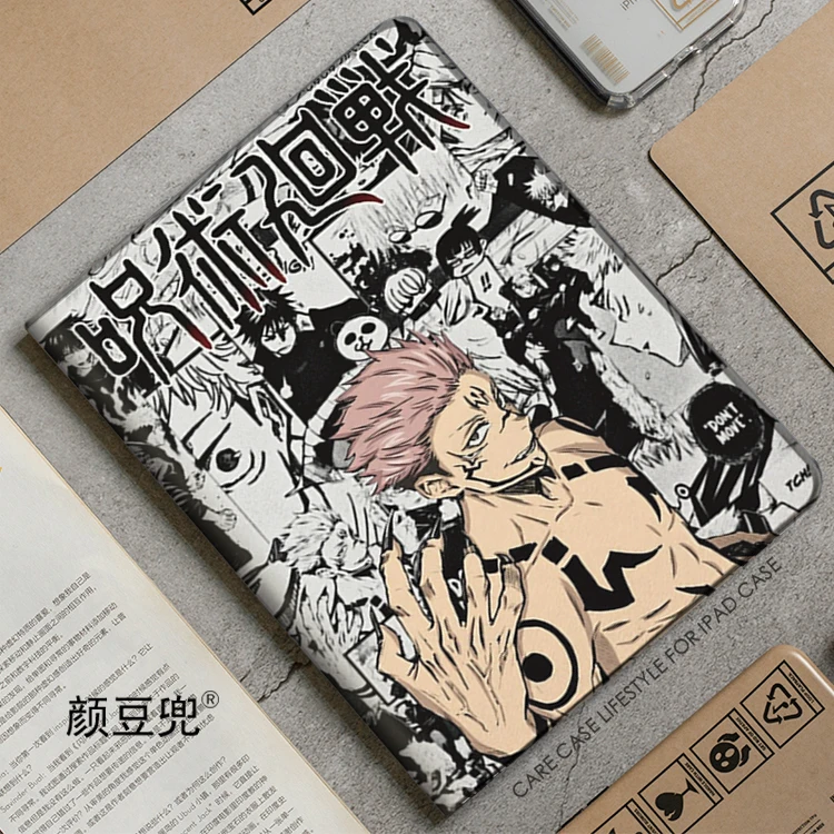 Ryomen Sukuna Anime Jujutsu Kaisen For iPad Air 4 5 10.9 Mini 5 6 Case Luxury Silicone For Pro 12.9 11 For iPad 10th Protective