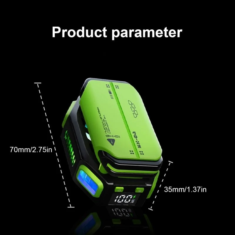 7 Gear Adjustable Cooling Fan Semiconductor Heat Sink Low Noise Cooling Fan