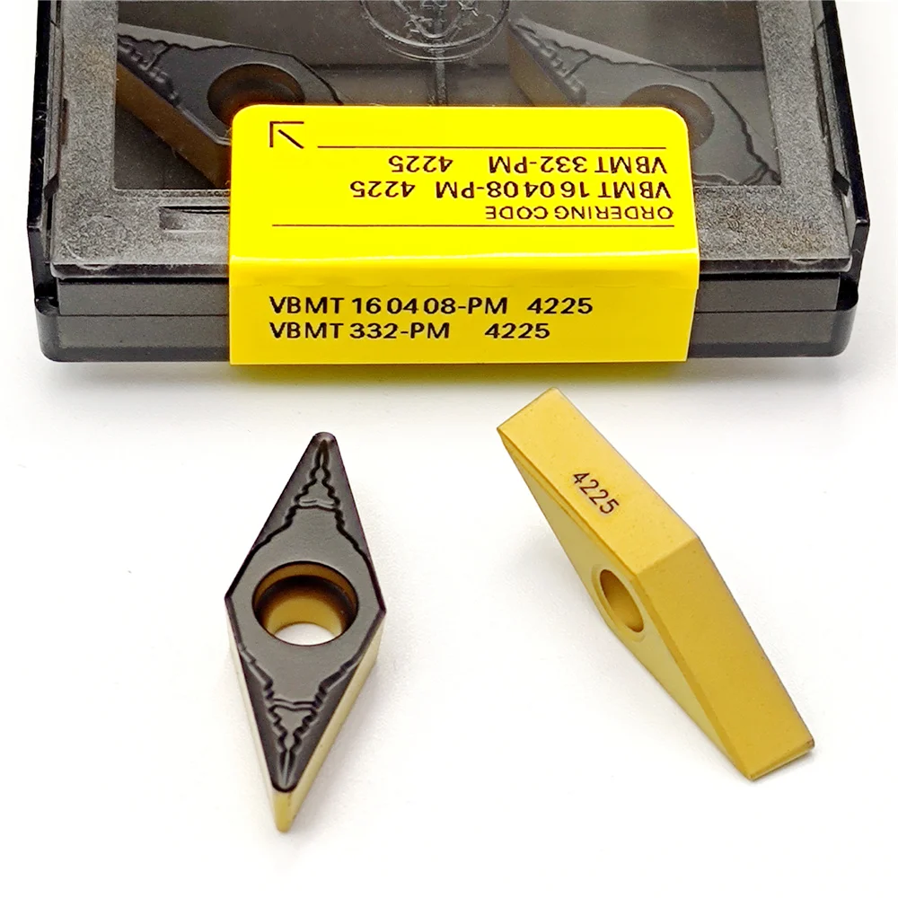 วีบีเอ็มทีเอ็มที 160404   วีบีเอ็มทีเอ็มที 160408   วีเอ็นเอ็มจี 160404   วีเอ็นเอ็มจี 160408   PM4225 เครื่องมือตัดเหล็กใบมีดกัดคาร์ไบด์ความแข็งสูงสําหรับการกัดที่แม่นยํา