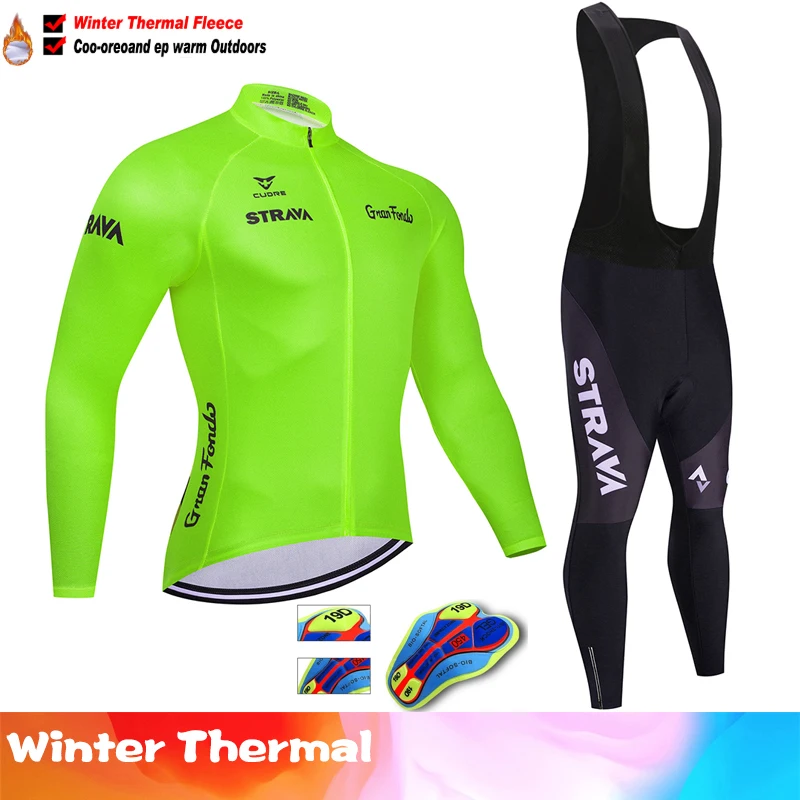 2024 RAUDAX Winter Jackets Racing Cycling Long Sleeves Jersey Set Warm Fleece Bike Jersey Triathlon Road Bike Cycling Clothing