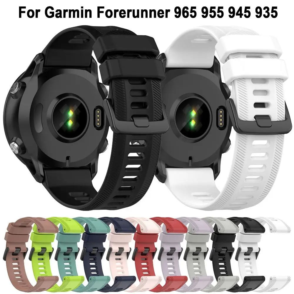 

Replacement Silicone Strap New Watch Smart Bracelet Soft Accessories Wristband for Garmin Forerunner 965 955 945 935