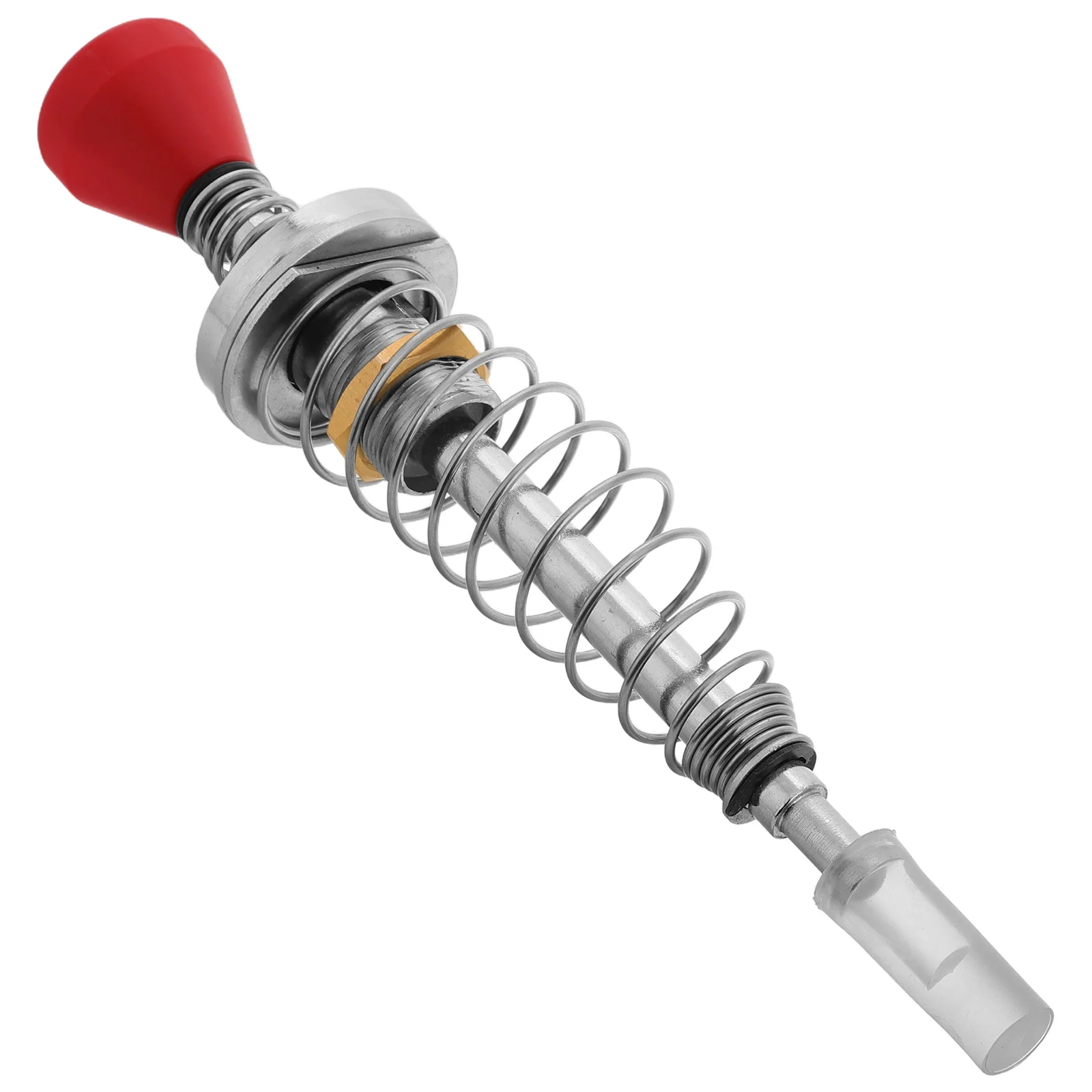 

Стержень для стрельбы по пинболу, прочная головка из сплава, большая ручка для аркадного игрового автомата, красный загруженный шаровой стрелок