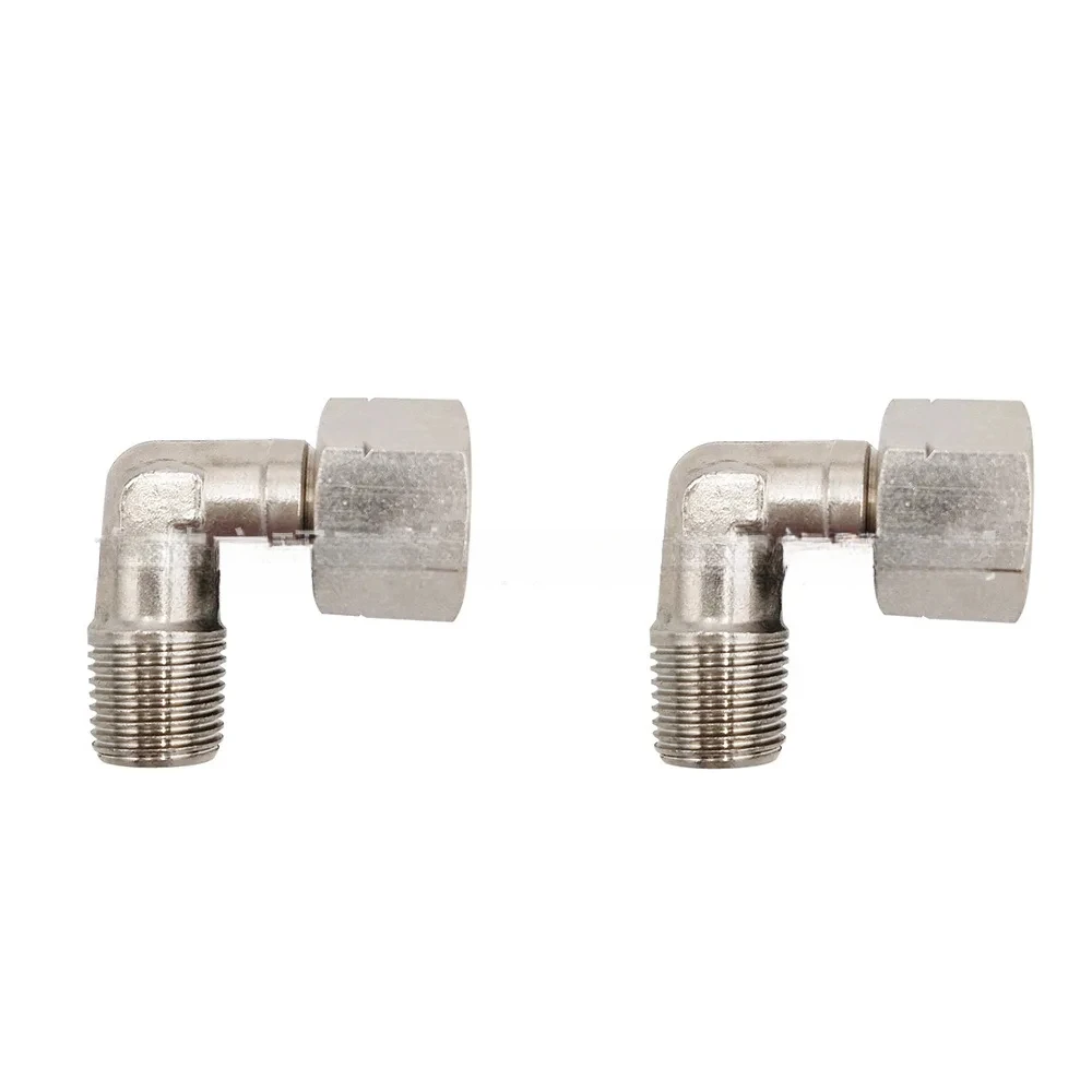 2 Pack 90 Degree Rotatable Connector 1/8 