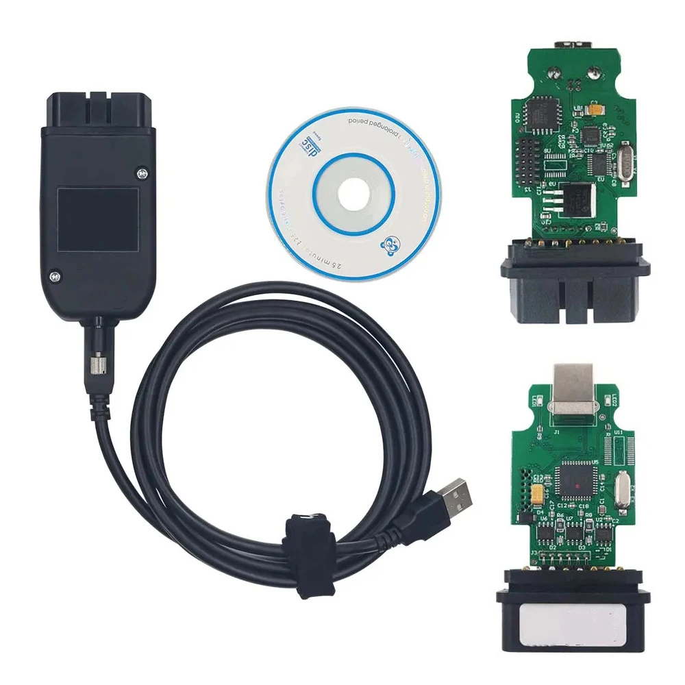 V25.3 Car Diagnostics Tool For VAG HEX V2 OBD2 Cable Scanner For VW Audi Skoda Seat Unlimited Vins VCDS VAGCOM Interface Russian