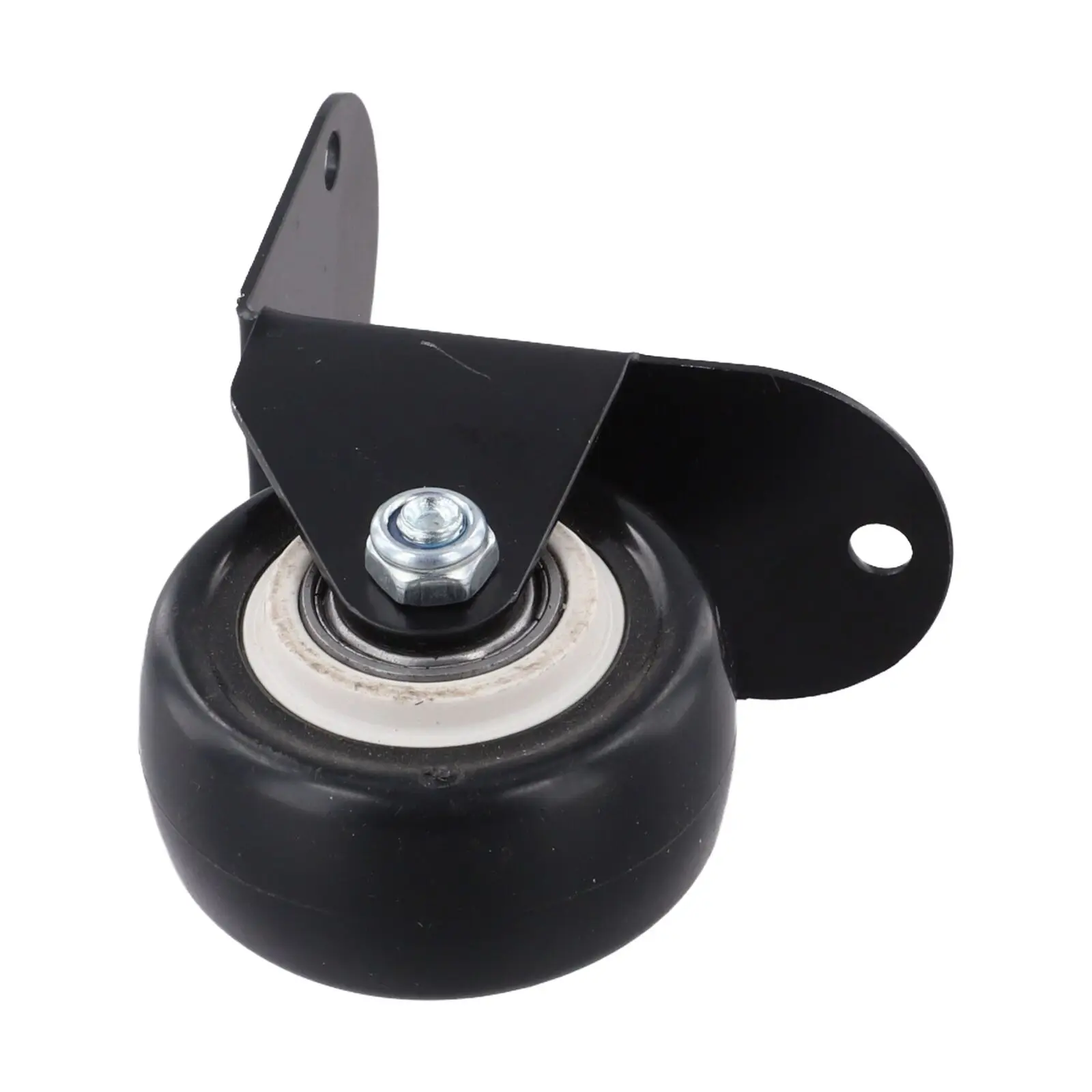 Furniture Caster L type Support with Screws Silent PVC Wheels Load Bearing 120kg Easy Installation 1 5 Inch 2 Inch