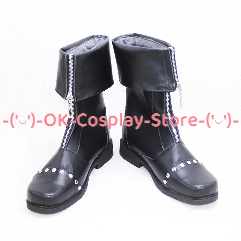 [Personalizzato] Cloud Strife Scarpe Cosplay FF7 Anime Gioco di ruolo Puntelli Halloween Carnevale Festa Festa Stivali in pelle PU