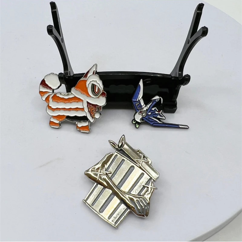 Honkai: Star Rail ksitigarbha Examiner Cosplay Costume Metal Badge Lapel Pin Alloy Backpack Brooch Accessories Xmas Gift Props