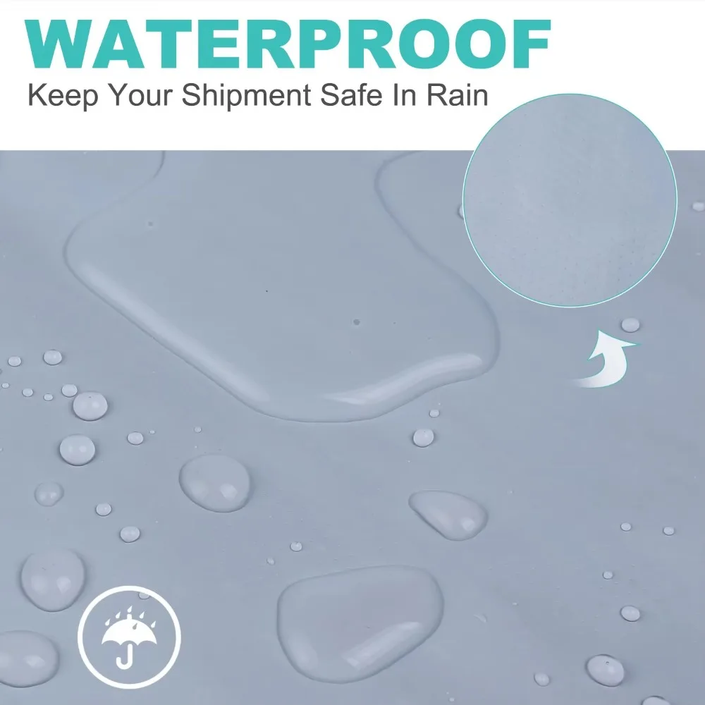 100 قطعة حقيبة التعبئة والتغليف ذاتية اللصق مقاوم للماء اللوجستية السريعة مختومة حقيبة البريد السريع ختم الغبار حقيبة التوصيل
