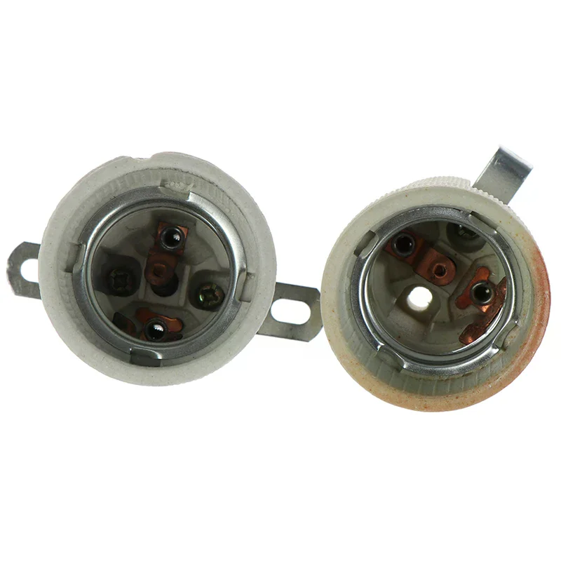 E27 قاعدة برغي سيراميك مقاومة درجات الحرارة العالية محول حامل المصباح الكهربائي