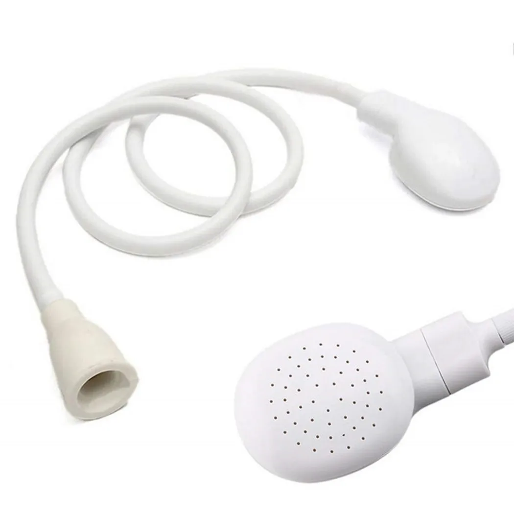 Shower Shower Hose Tap White Attachment Bath For Single Tap Spray Hose Mixer Push On Rubber Brand New Practical