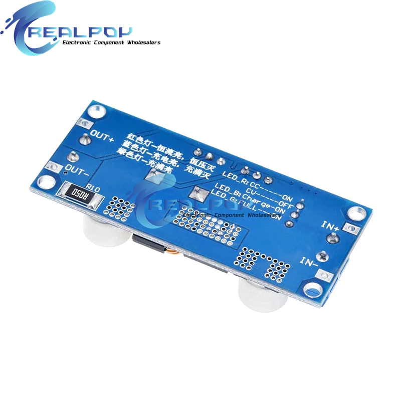 CC/CV 5A Lithium Charger Board XL4015 Adjustable 6-38V To 1.25-36V DC Step Down Power Supply Buck Module