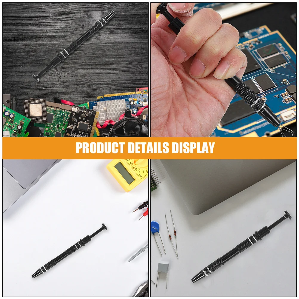 2 قطعة أداة التقاط المسمار 4-الشق الربيع مساعدة المنتزع لرقائق Ic المكثفات مكونات إلكترونية لاقط الدقة المحمولة