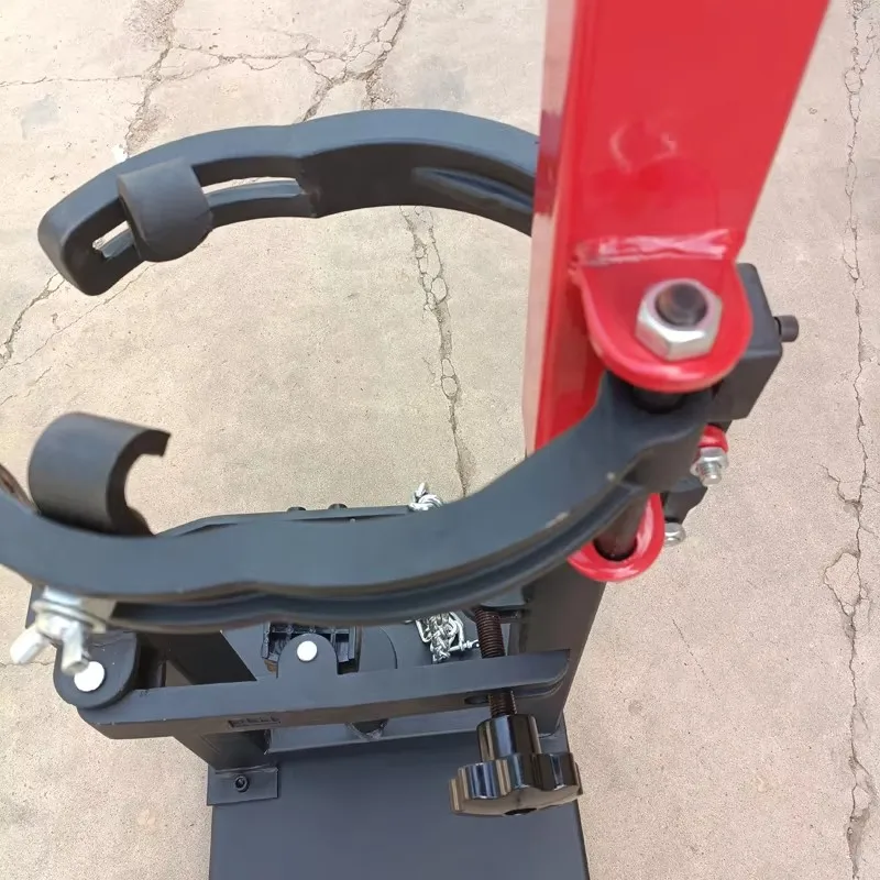Y  Manual shock absorber spring compressor with circular handle