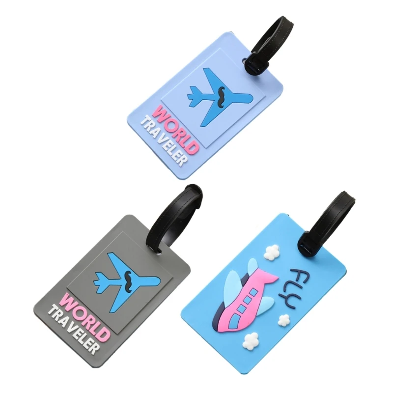 

Lovely Cartoon Luggage Tags Women Men Anti Lost Baggage Boarding Tags Travel Suitcase Name Phone Address Holder Identifier Label