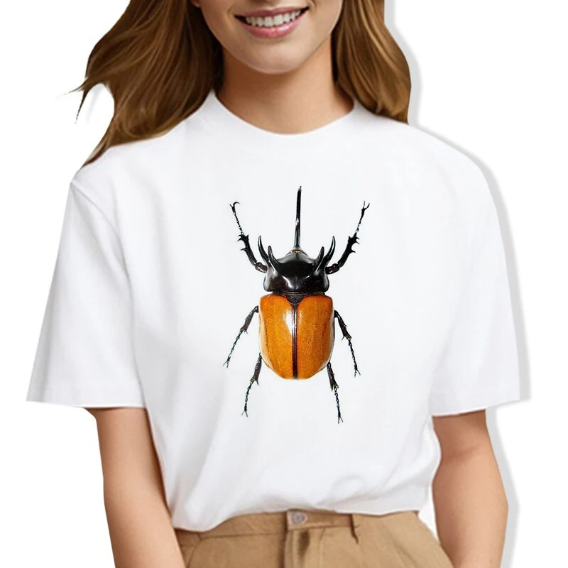 Insect Beetle Collection T Shirt Summer Women's Graphic T-Shirts Fashion Casual short sleeve Tops