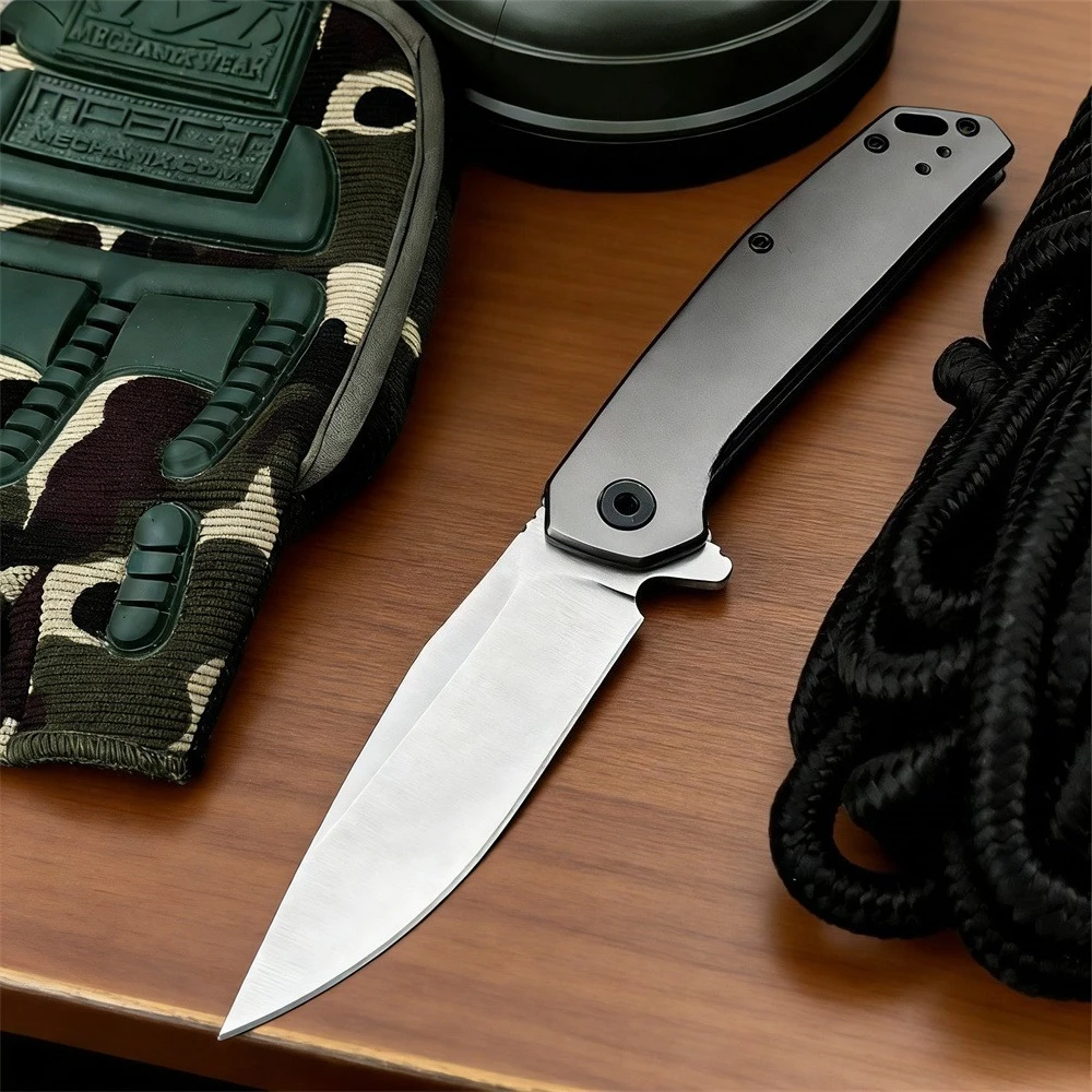 

Прочный складной охотничий нож KS 1405 с лезвием из стали 8Cr13MoV и рукоятью из стали 420, портативный инструмент для выживания в дикой природе и кемпинга