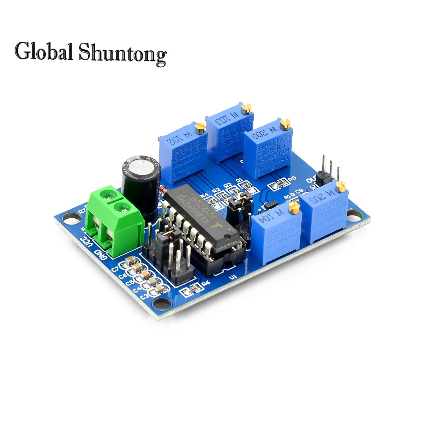 ICL8038 Signal Generator Medium/Low Signal Frequency 10Hz-450KHz Triangular/Rectangular/Sine Wave Generator Module 12V to 15V