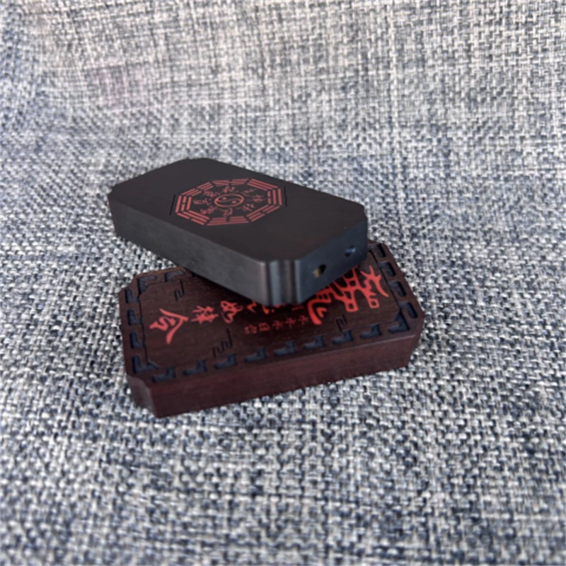 Taoist supplies, lightning strike wood,Ji ji ru lv ling pendant,Hot cinnabar, exquisite craftsmanship, auspicious feng shui supp
