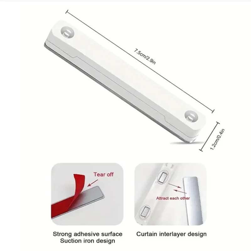 T19C 20Pcs Nail Free Magnet Window Screen Clip Insect Protection Window Screens Buckle Household Screen Window Parts B