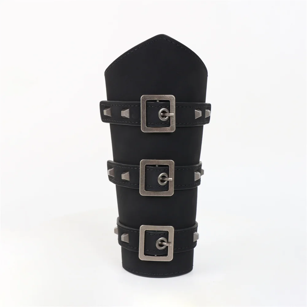 Middeleeuwse mannen cosplay armwarmers Lace-up Vintage piraat ridder handschoen polsband bracer verstelbare accessoires