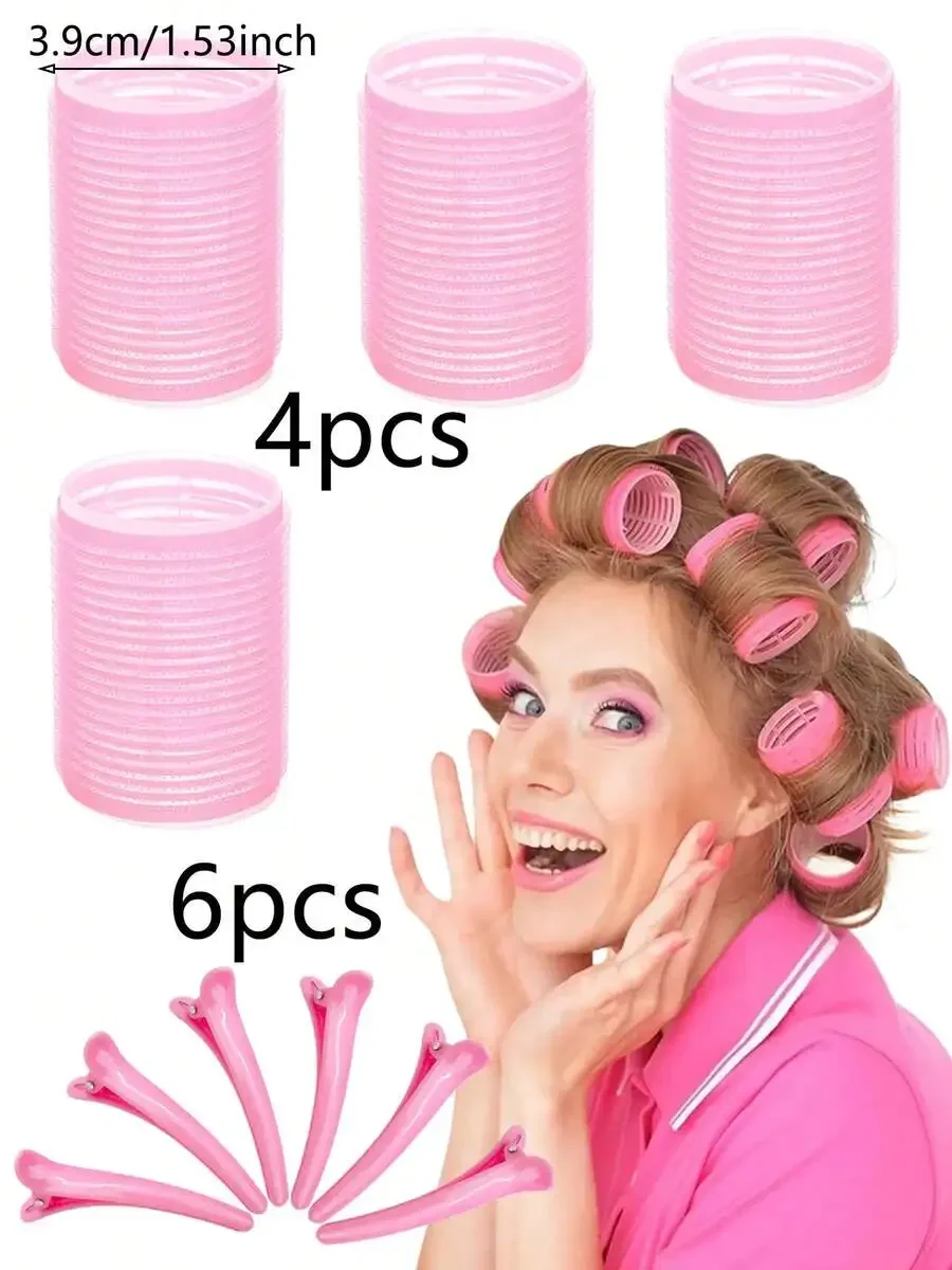 Jumbo Self-Grip Hair Curlers Rollers With Clips For Long Medium Short Hair view 4