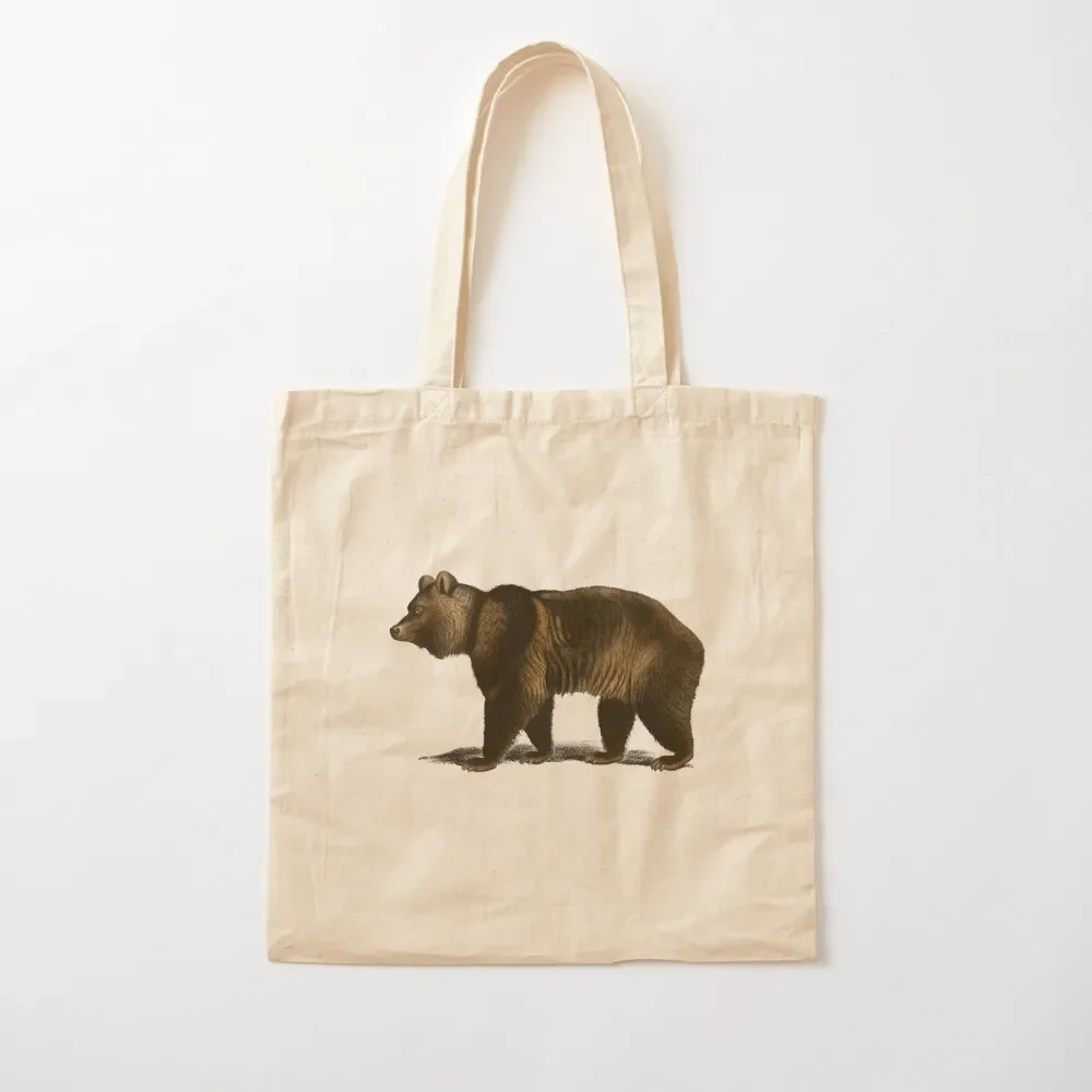 

Naturalist Bear Tote Bag shopper bag women cute pouch bag Customizable tote reusable grocery bags