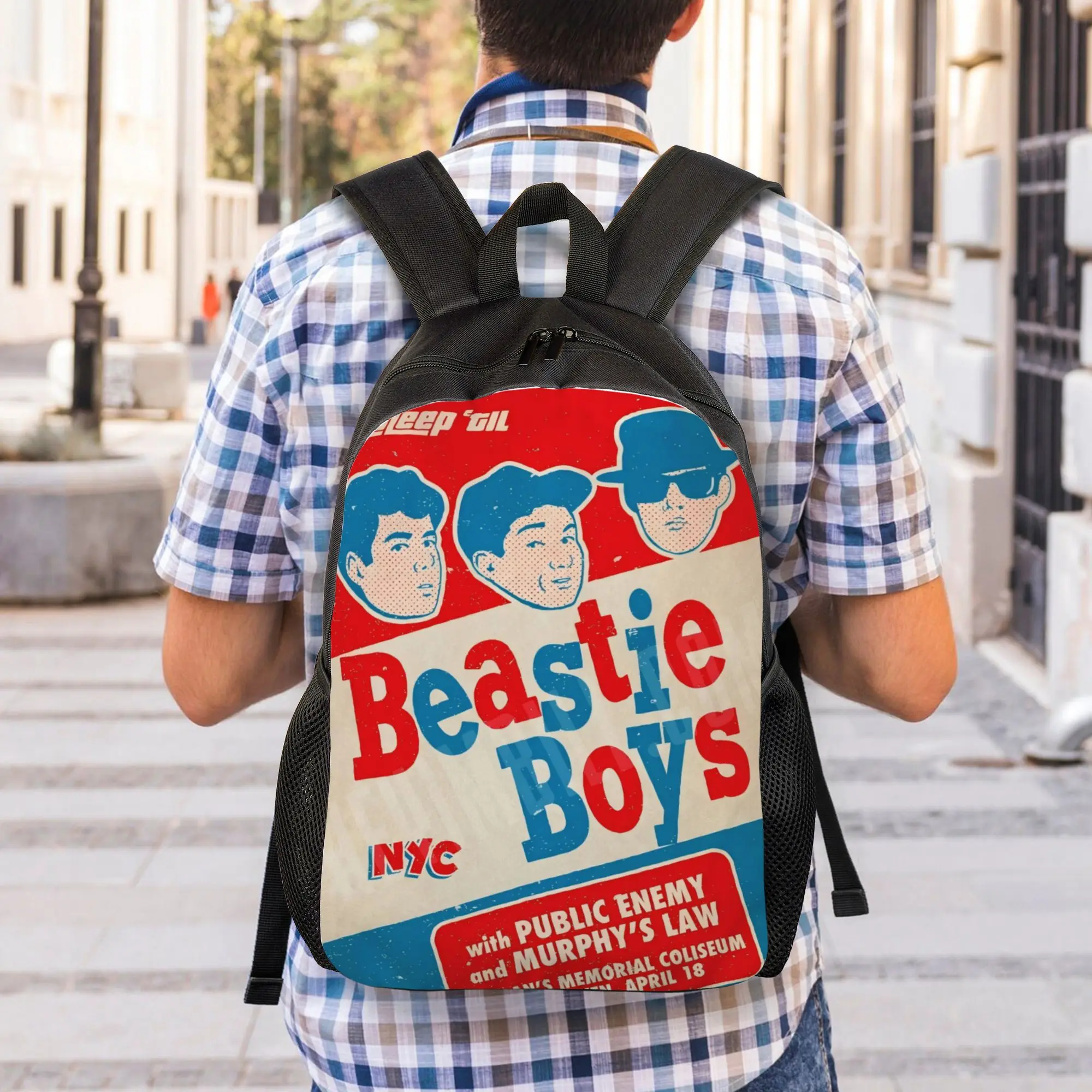 

Handbag Back to school season Beastie Boys 4 Adjustable Strap Backpack