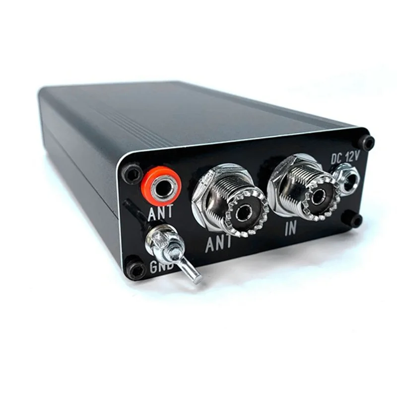 

-ABGQ ATU-130 MAX Automatic Shortwave Antenna Tuner 1.8-50Mhz 200W Radio Automatic Antenna Tuner