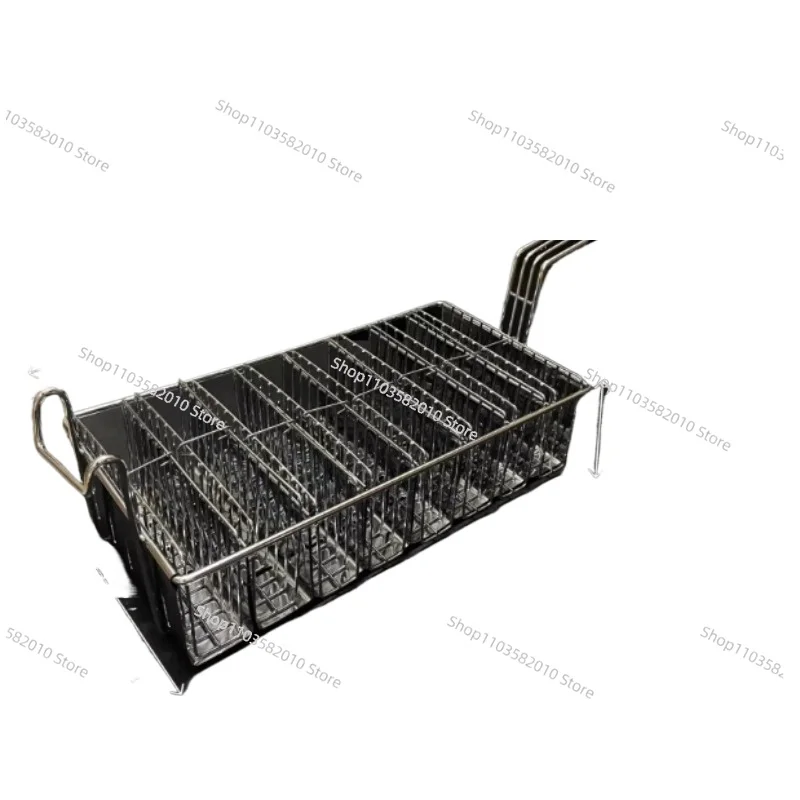 

Multi-Purpose 8-Mold Taco Shell & French Fry Basket, Plated Strainer