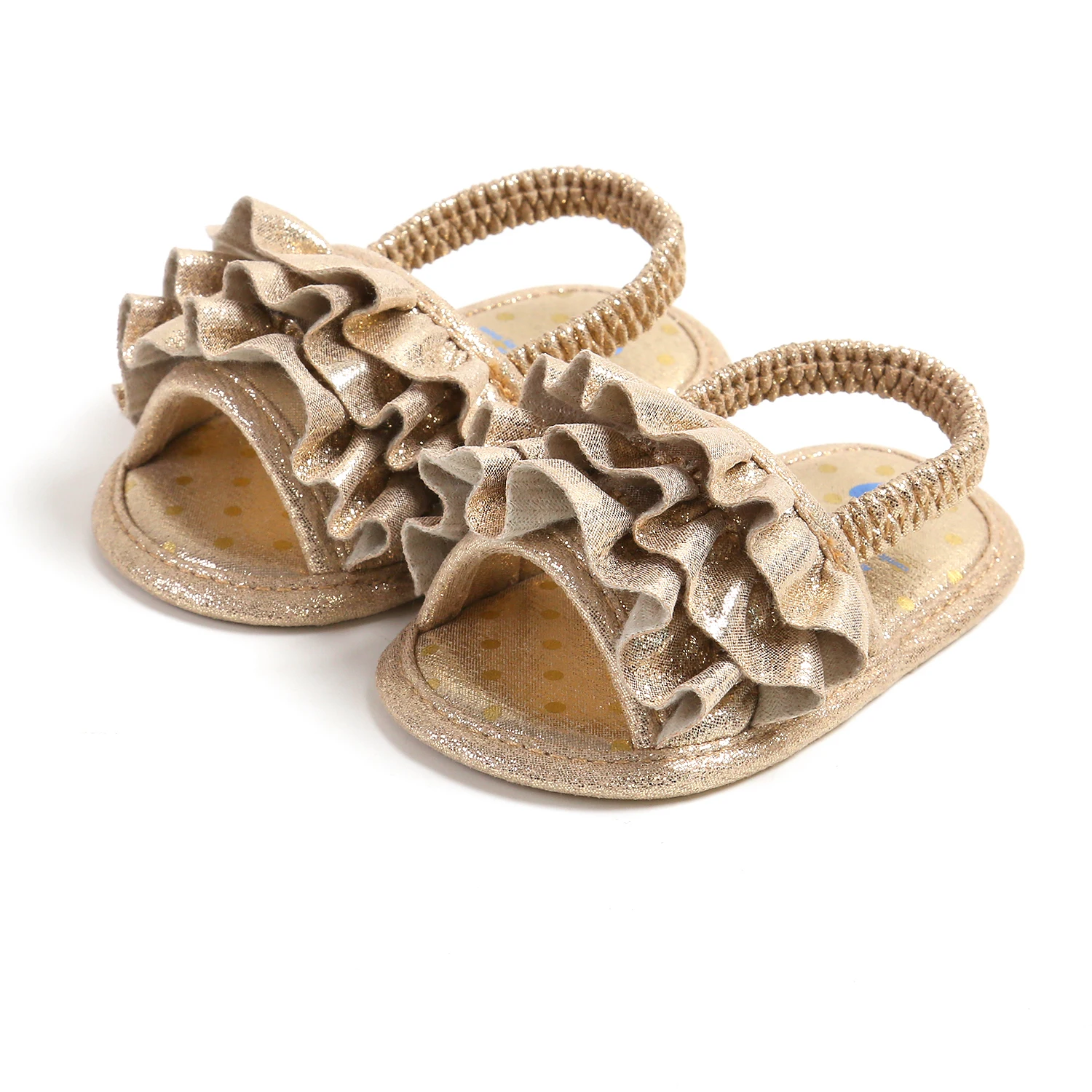 Baby Girl New Summer Lace Sandals Elastic Baby Walking Shoes