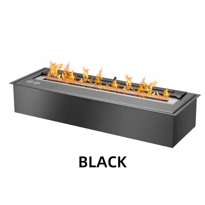 Designer Style Indoor Bioethanol Fireplace with Stainless Steel Ethanol Burner for Hotels and Villas