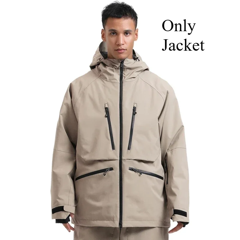 Nieuwe multifunctionele unisex ski-jassen buitensport waterdichte ski-jassen winter geïsoleerde sneeuwjas berg heren hoodies