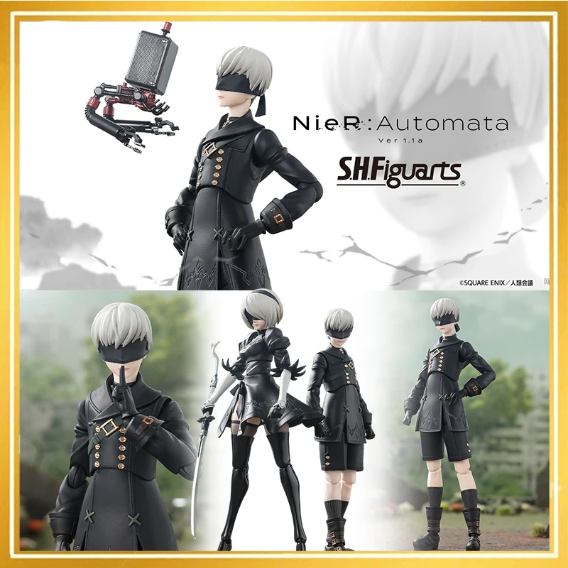 

Original Anime Nier:Automata S.H.Figuarts 9s Pvc Anime Action Figure Toys For Children Collector Shf Doll Collction Model Toys