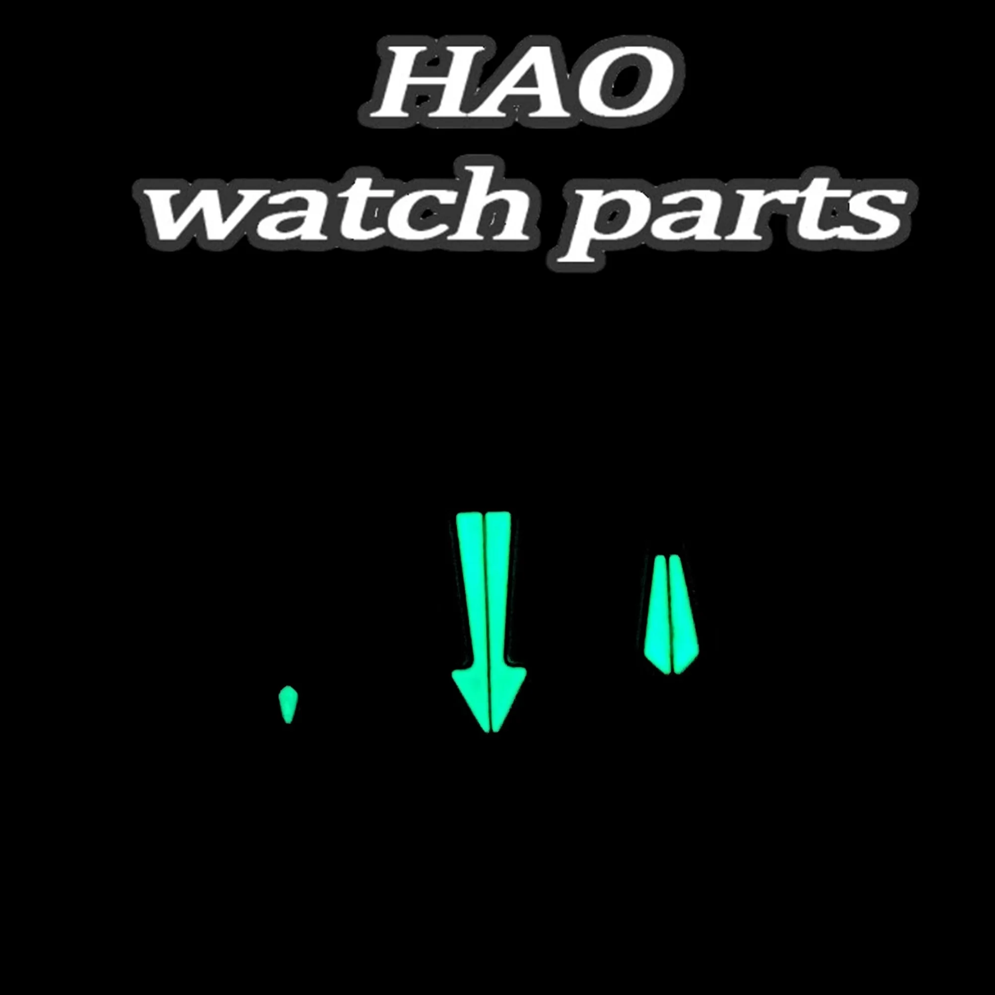 シルバーハンドウォッチライトグリーン,nh34 nh35,nh36ムーブメントに適しています