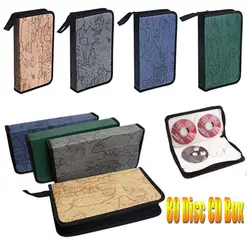 Disc Storage Bags 80 Sleeve Fabric CD DVD Organizer Carry Cases Collect Album Bags Game Accessories