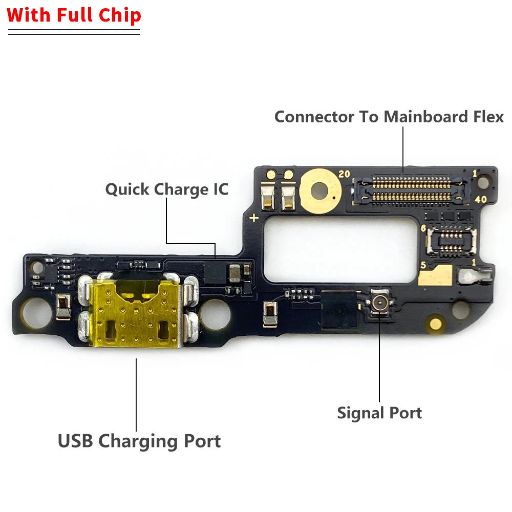 NEW For Xiaomi Redmi 6 Pro / Mi A2 Lite A1 5X A2 6X A3 CC9e USB Charger Connector Charging Port Microphone Flex Cable Parts