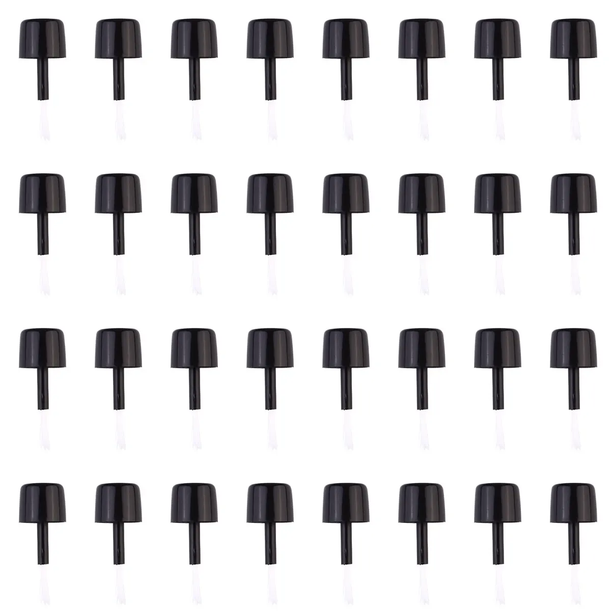

200 Pcs Nail Varnish Brush Replacement Polish Brushes Useful Lip Gloss Portable