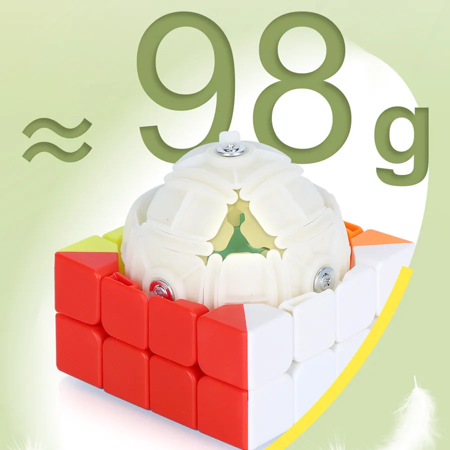 Yj Guansu-魔法の立方体,粘着性のない,カラフルなスピードキューブ,抗ストレス学習,教育パズルおもちゃ,4x4x4