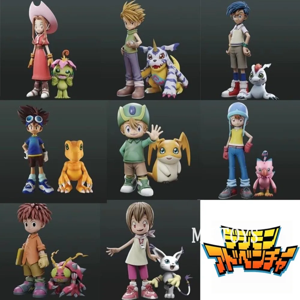Figuras de Anime Digimon Adventure, Ocho Personajes Principales, Figuras de Acción de PVC, Juguetes Coleccionables para Niños, Regalos de 5-16 cm