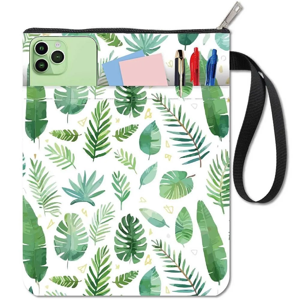 1pc Cloth Book Cover Notebook Wraps Rectangle Leaf 280x220mm for Handmade