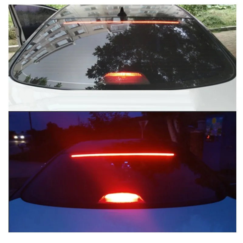 

Automotive LED High Mounted Brake Light Warning Light Strip With Flow Light Steering Brake Multiple Functions Brake light
