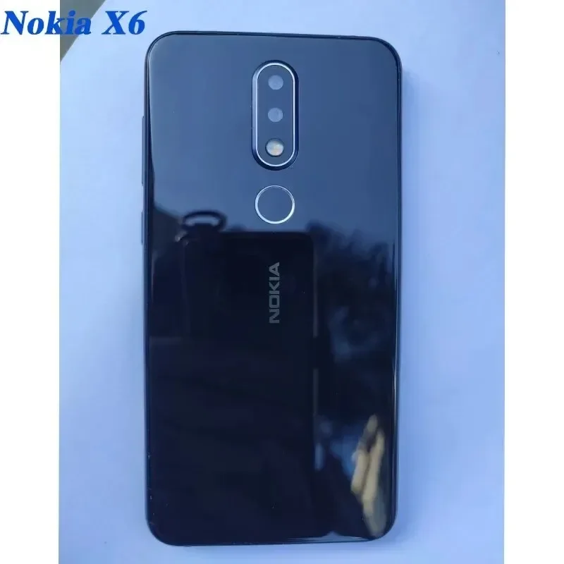 สมาร์ทโฟน Nokia X6 4G สมาร์ทโฟน Android แบบเต็มหน้าจอ dual-card สแตนด์บายคู่ 4G 64G ปลดล็อคโทรศัพท์มือสอง