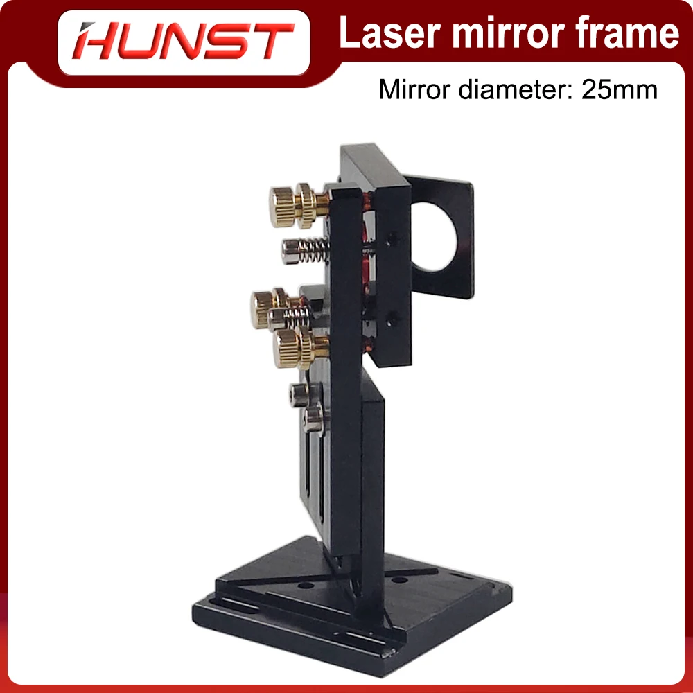 HUNST CO2 First Reflection Mirror Mount 25mm Mount Support Integrative Holder for Laser Engraving Cutting Machine.