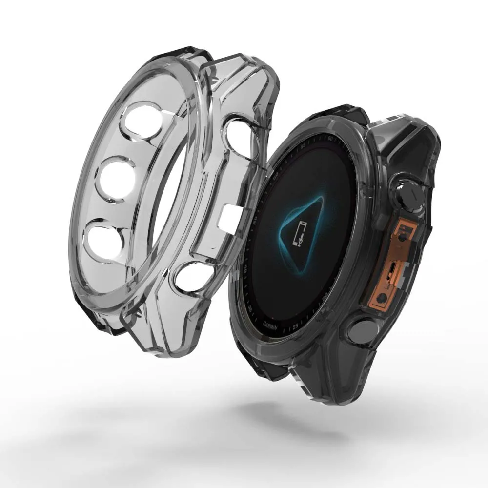 لينة بولي TPU الغطاء الواقي ل Garmin Fenix 8 51 مللي متر 47 مللي متر 43 مللي متر حافظة شل الإطار الوفير ل Garmin Fenix 8 حامي ساعة ملحق