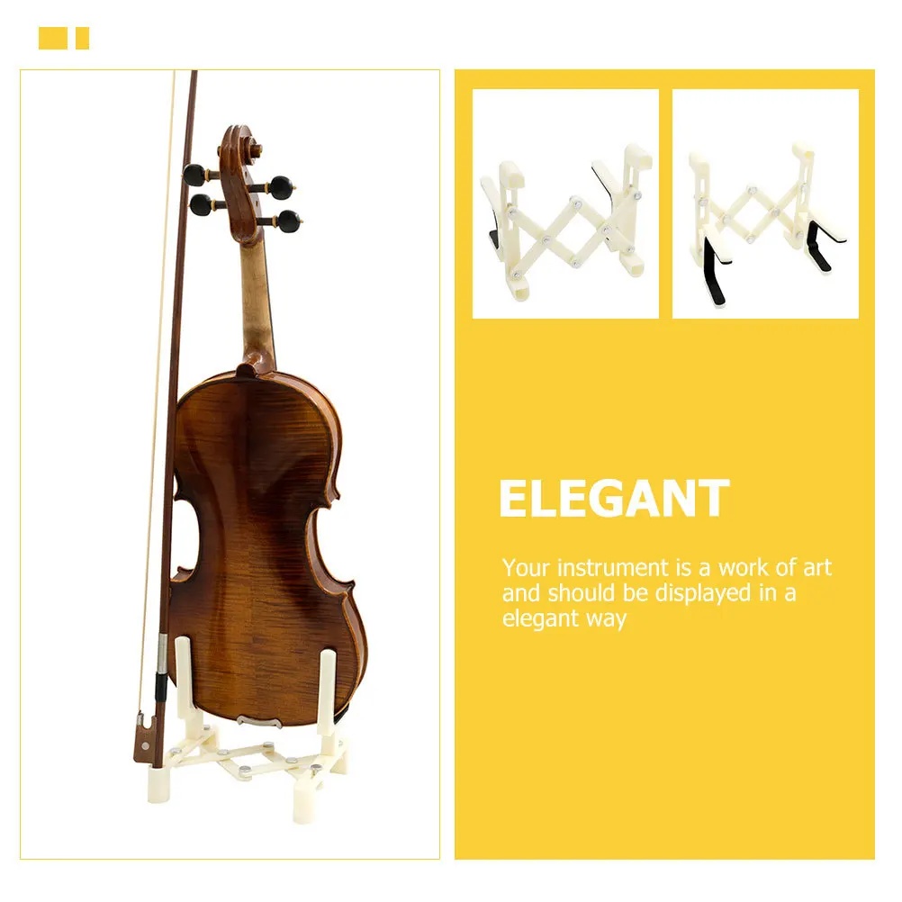 

Foldable Professional Violin Stand Portable Folding Display Rack Easy Install Fiddle Floor Holder Violin Support