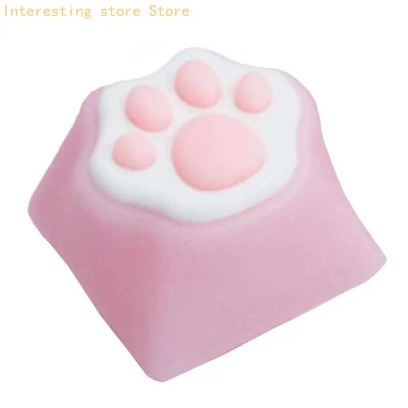 Personality Customizeds ABS Silikon CatPaw Pad Tastaturen Tastenkappe für Schalter 55KC – Detail 7