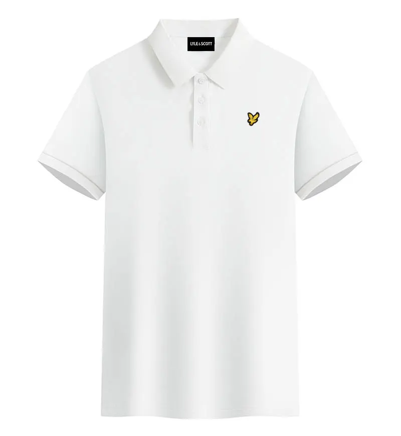 2025 Summer Brand Top Short sleeve men's women's  Cotton LYLE T-shirt polo Eagle Logo Embroidery Leisure Business Sports dress - Image 5